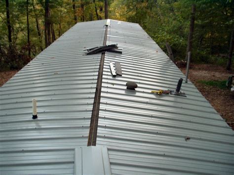 metal roofing single wide trailer